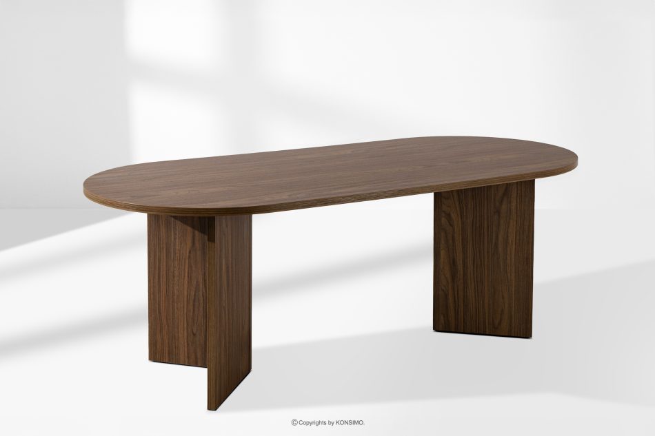 FABER Jedálenský stôl v modernom štýle tmavý orech tmavý orech - obrázok 1