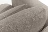 ELOSA Rohová pohovka Japandi z bouclé tkaniny pravá sivá šedá - obrázok 10