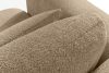 ELOSA Rohová pohovka Japandi z bouclé tkaniny pravá béžová béžová - obrázok 10