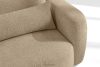 ELOSA Rohová pohovka Japandi z bouclé tkaniny ľavá béžová béžová - obrázok 8