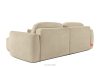 ELOSA Rohová pohovka Japandi z bouclé tkaniny ľavá svetlo béžová světle béžová - obrázok 6