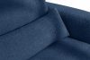 ELOSA Rohová sedačka v japonskom štýle z bouclé tkaniny ľavá tmavomodrá tmavě modrá - obrázok 9