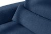 ELOSA Pravá rohová pohovka a kreslo v japonskom štýle tmavomodrá bouclé látka tmavě modrá - obrázok 10