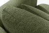 ELOSA Ľavá rohová pohovka a kreslo v japonskom štýle bouclé olivová olivová - obrázok 11