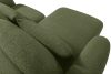 ELOSA Ľavá rohová pohovka a kreslo v japonskom štýle bouclé olivová olivová - obrázok 13