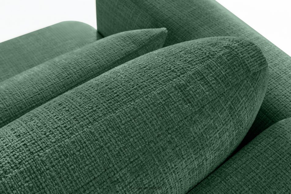 ELOSA Japonská pohovka a kreslo zo zelenej ženilky zelená - obrázok 10