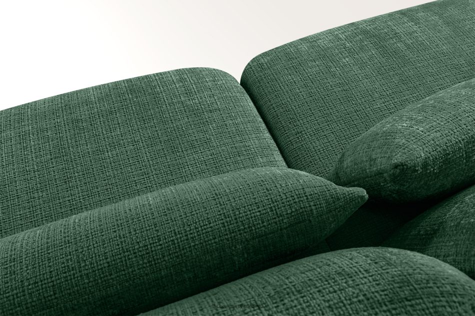 ELOSA Japonská pohovka a kreslo zo zelenej ženilky zelená - obrázok 12