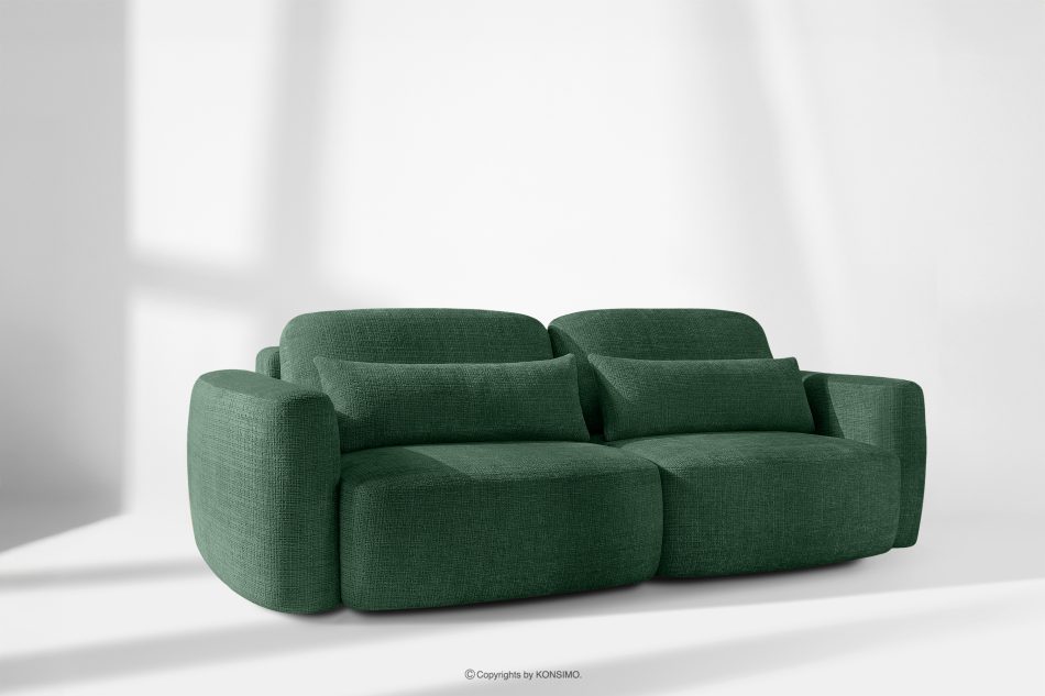 ELOSA Japonská pohovka a kreslo zo zelenej ženilky zelená - obrázok 27