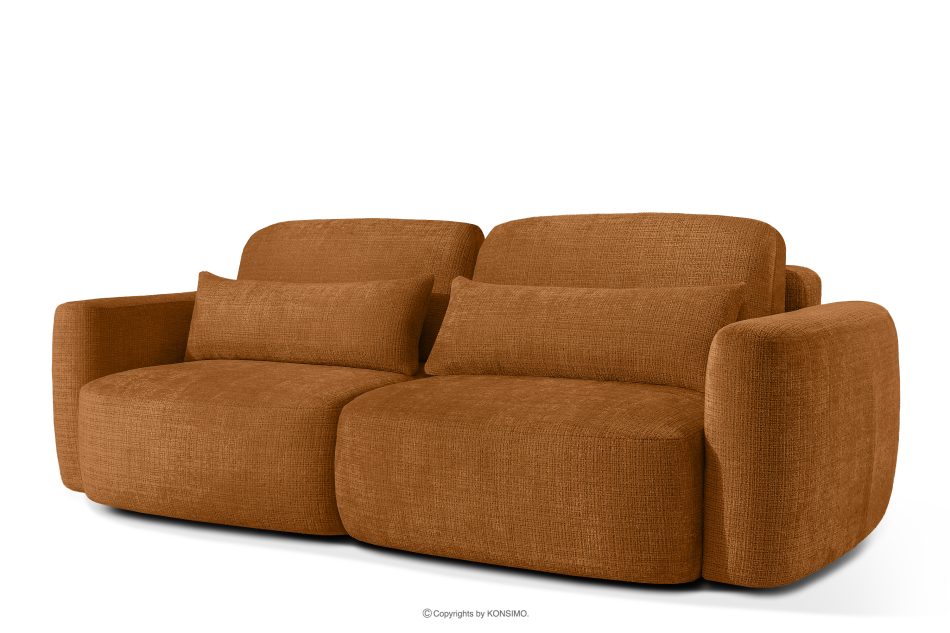 ELOSA Japonská pohovka a kreslo z červenej ženilky rudá - obrázok 3