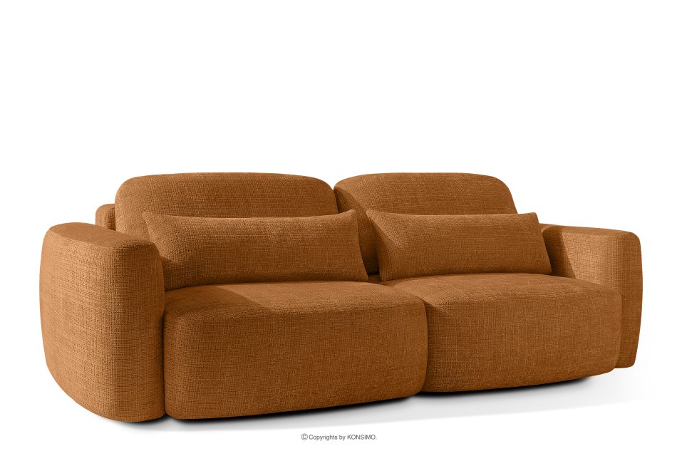 ELOSA Japonská pohovka a kreslo z červenej ženilky rudá - obrázok 4