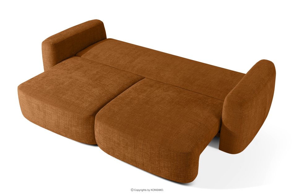 ELOSA Japonská pohovka a kreslo z červenej ženilky rudá - obrázok 5