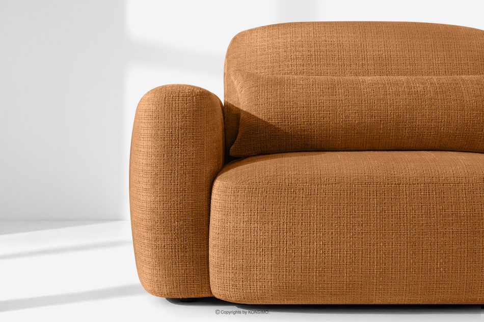 ELOSA Japonská pohovka a kreslo z červenej ženilky rudá - obrázok 7