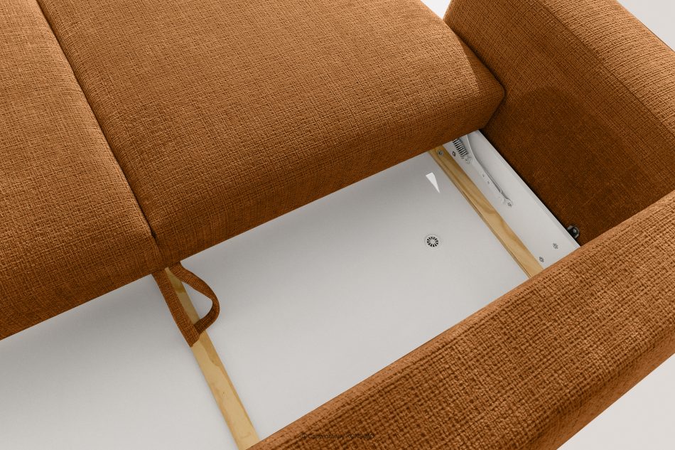 ELOSA Japonská pohovka a kreslo z červenej ženilky rudá - obrázok 13