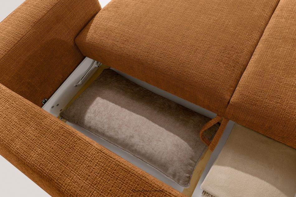 ELOSA Japonská pohovka a kreslo z červenej ženilky rudá - obrázok 15