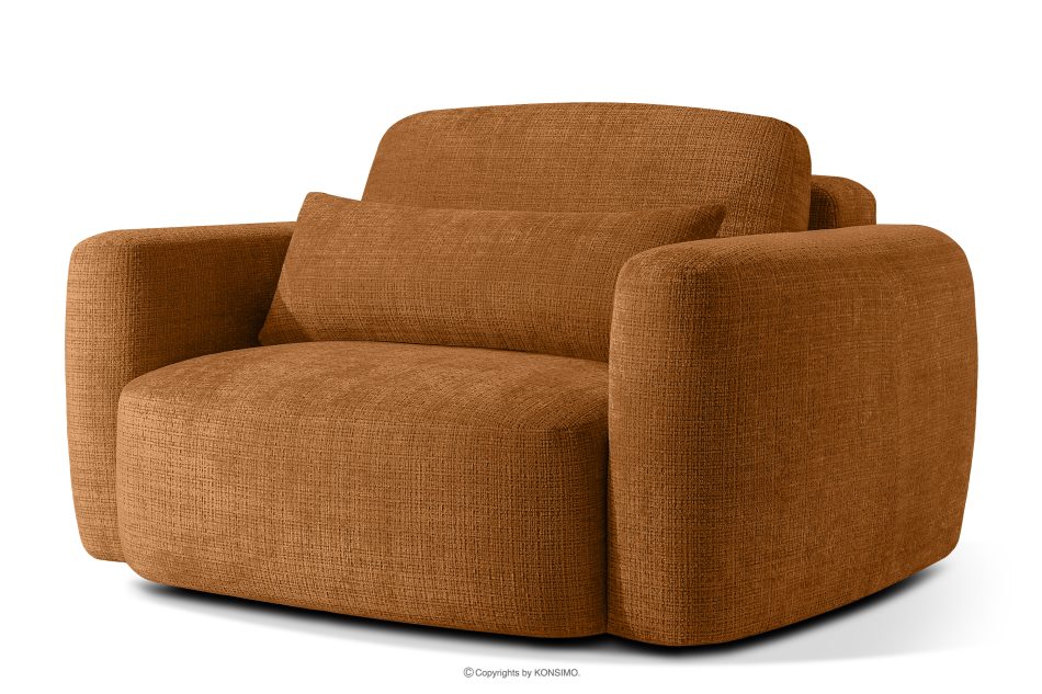 ELOSA Japonská pohovka a kreslo z červenej ženilky rudá - obrázok 17