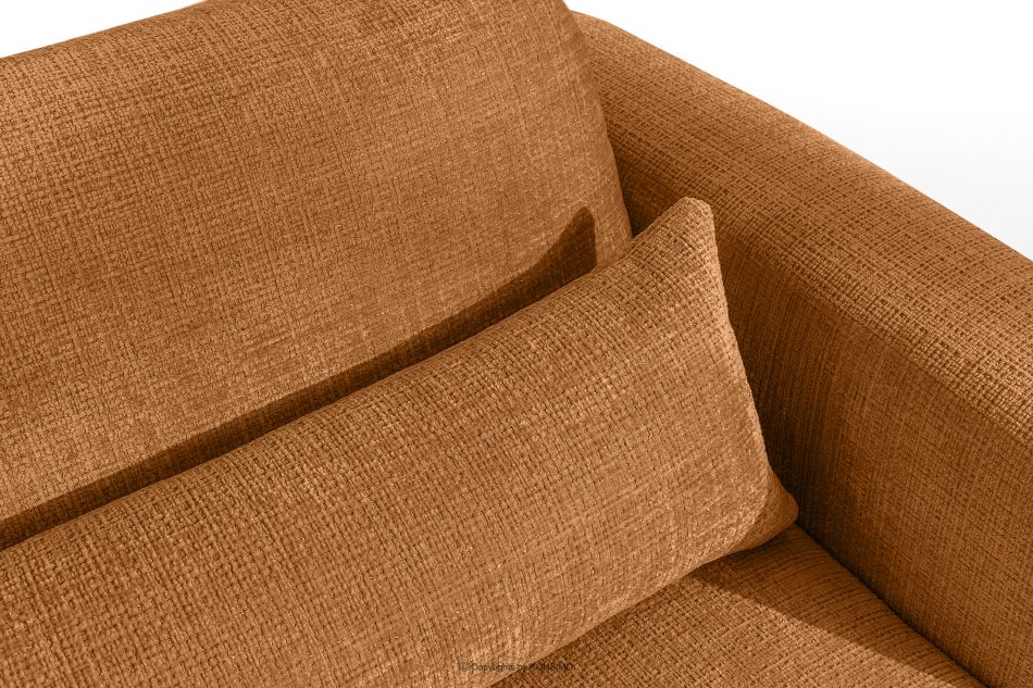 ELOSA Ľavá rohová sedačka a kreslo v japonskom štýle červená ženilka rudá - obrázok 9