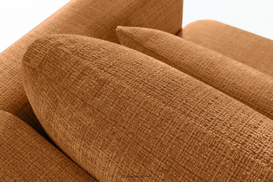 ELOSA Ľavá rohová sedačka a kreslo v japonskom štýle červená ženilka rudá - obrázok 10