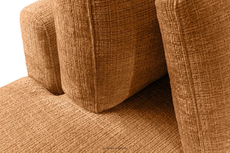 VERUS Veľká rohová sedačka zšenilová tkanina ľavá červená červená - obrázok 8