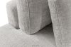 VERUS Veľká pohodlná rohová pohovka do obývacej izby šenilová látka ľavostranná svetlo sivá svetlo šedá - obrázok 9