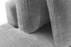 VERUS Veľká pohodlná rohová pohovka do obývacej izby šenilová látka ľavostranná tmavo sivá tmavo šedá - obrázok 9