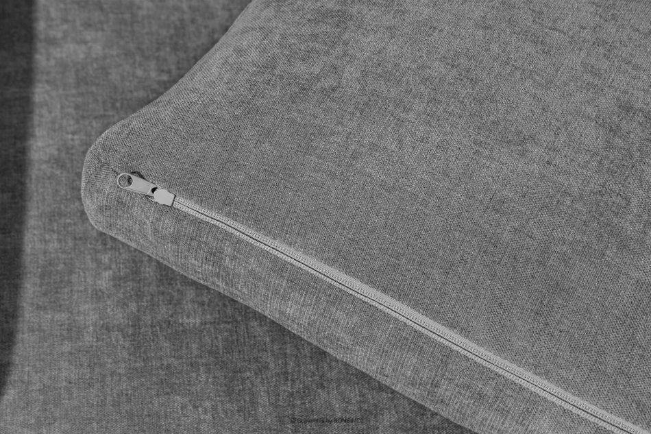 VERUS Veľká pravostranná rohová sedačka do obývacej izby z tkanej látky tmavošedá tmavo sivá - obrázok 9