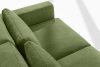 VERUS Veľká rohová pohovka do obývacej izby z tkanej látky ľavá zelená zelená - obrázok 7