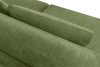 VERUS Veľká rohová pohovka do obývacej izby z tkanej látky ľavá zelená zelená - obrázok 8