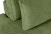 VERUS Veľká rohová pohovka do obývacej izby z tkanej látky ľavá zelená zelená - obrázok 9