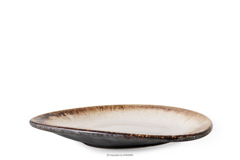 PRIMA Ručne glazovaný svetlo béžový raňajkový tanier svetlo béžová - obrázok 0