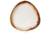 PRIMA Plochý servírovací tanier ručne glazovaný svetlo béžový svetlo béžová - obrázok 5