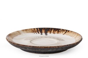 PRIMA, https://konsimo.sk/kolekcie/prima/ Ručne glazovaný svetlo béžový podšálek na šálku espressa svetlo béžová - obrázok