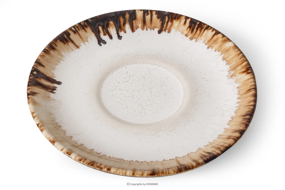 PRIMA Ručne glazovaná kávová súprava pre 6 osôb (18 ks) svetlo béžová svetlo béžová - obrázok 6