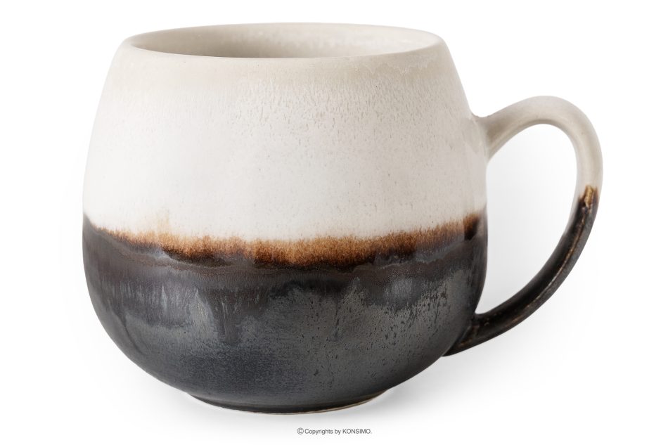 PRIMA Ručne glazovaná keramická večera raňajky a káva pre 6 osôb (48 ks) svetlo béžová svetlo béžová - obrázok 17