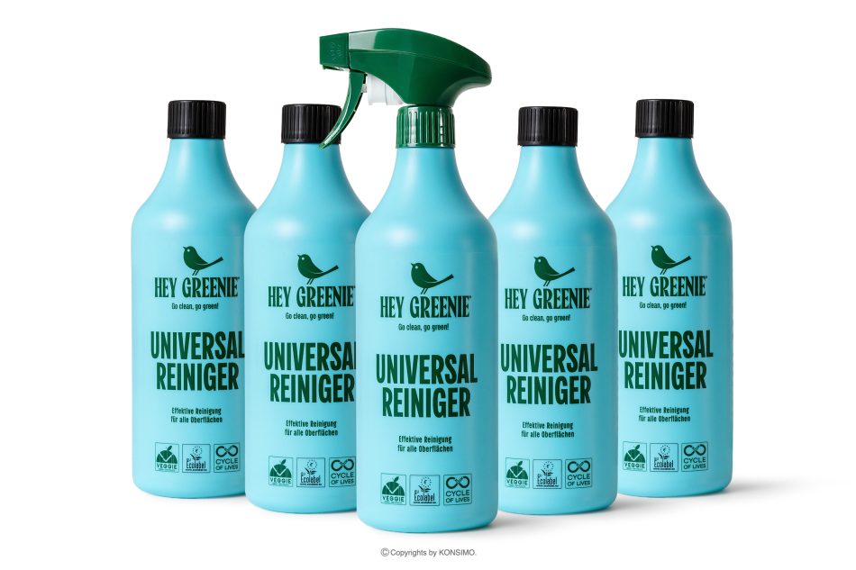 HEY GREENIE Ekologický univerzálny čistič (5 ks) modrá - obrázok 0