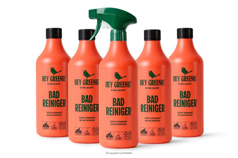 HEY GREENIE Ekologický čistič kúpeľní (5 ks) ružová - obrázok 0