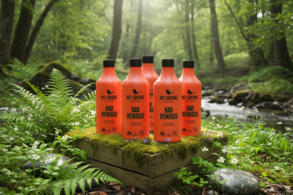 HEY GREENIE Ekologický čistič kúpeľní (5 ks) ružová - obrázok 1