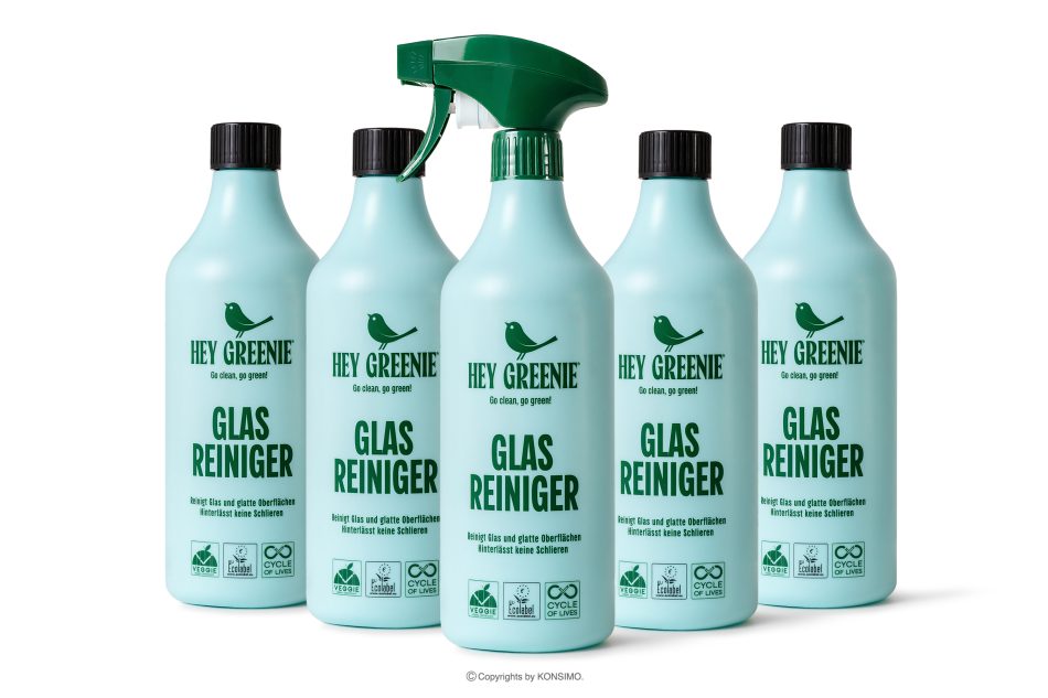 HEY GREENIE Ekologický čistič skla (5 ks) svetlo modrá - obrázok 0