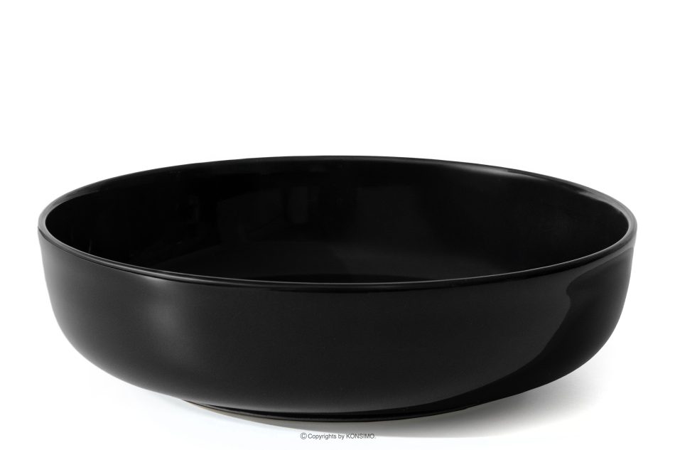 VICTO Hlboký tanier lesklý čierny 6ks. lesklá čierna - obrázok 2