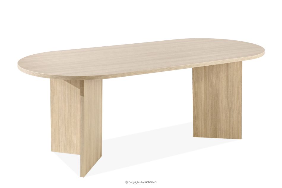 FABER Jedálenský stôl v modernom štýle svetlý dub svetlý dub - obrázok 3