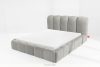 MERIDE Čalúnená posteľ 180 cm so svetlosivým prešívaním svetlo šedá - obrázok 14