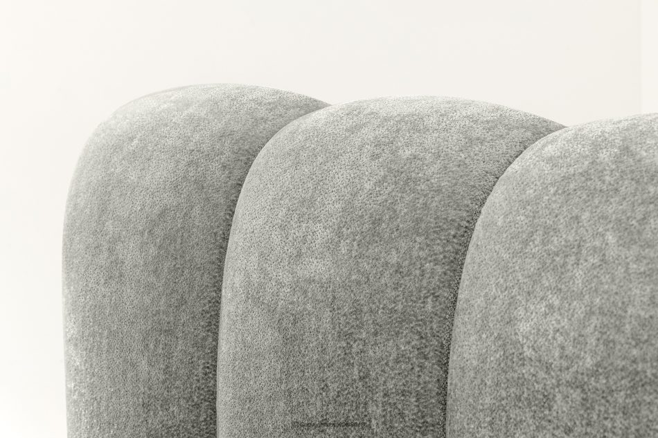 MERIDE Čalúnená posteľ 180 cm so svetlosivým prešívaním svetlo šedá - obrázok 14