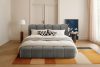 MERIDE Čalúnená posteľ 180 cm s tmavosivým prešívaním tmavo šedá - obrázok 22