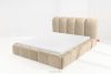 MERIDE Čalúnená posteľ 180 cm v štýle Japandi s béžovým prešívaním béžová - obrázok 14