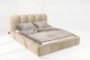 MERIDE Čalúnená posteľ 180 cm v štýle Japandi s béžovým prešívaním béžová - obrázok 2
