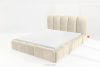 MERIDE Čalúnená posteľ 180 cm v štýle Japandi s ecru prešívaním ekru - obrázok 14