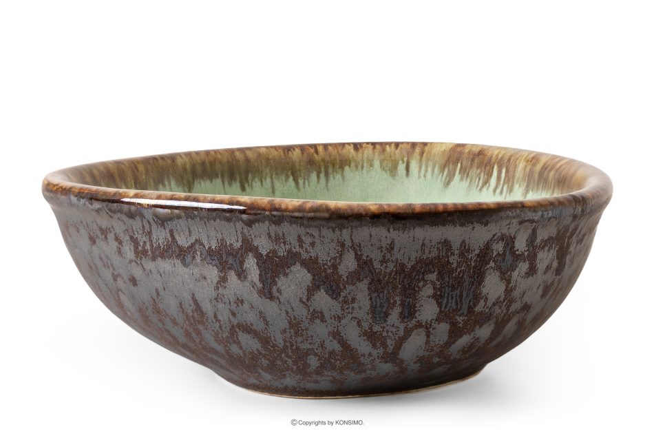 PRIMA Ručne glazovaná šalviová farba miska šalviová farba - obrázok 0