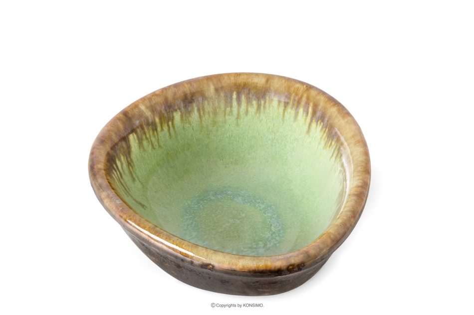 PRIMA Ručne glazovaná misa na dip šalviová farba šalviová farba - obrázok 2