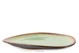 PRIMA, https://konsimo.sk/kolekcie/prima/ Plochý servírovací tanier ručne glazovaný šalviová farba šalviová farba - obrázok