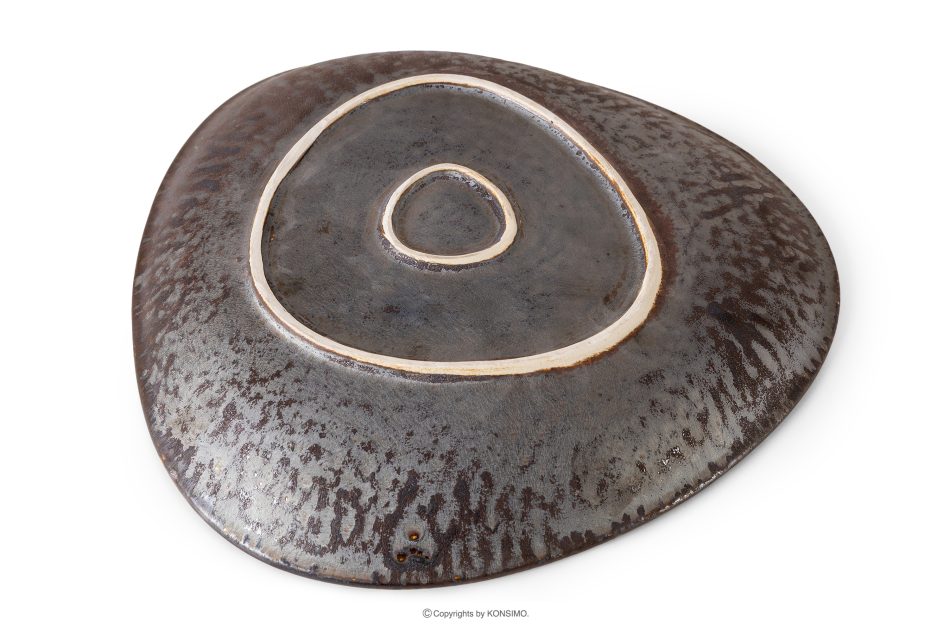 PRIMA Hlboký servírovací tanier ručne glazovaný šalviová farba šalviová farba - obrázok 3