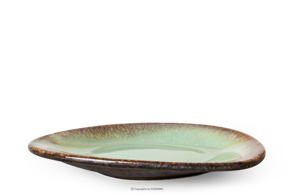 PRIMA Ručne glazovaný keramický raňajkový tanier 6 ks šalviová farba šalviová farba - obrázok 2